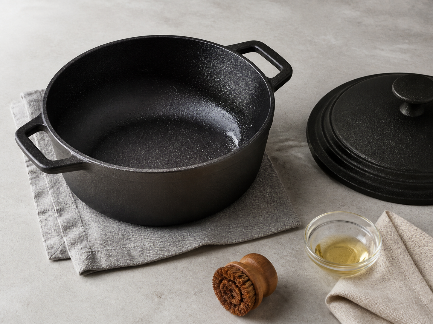 手入れ 鉄器の乾燥と油ならし
