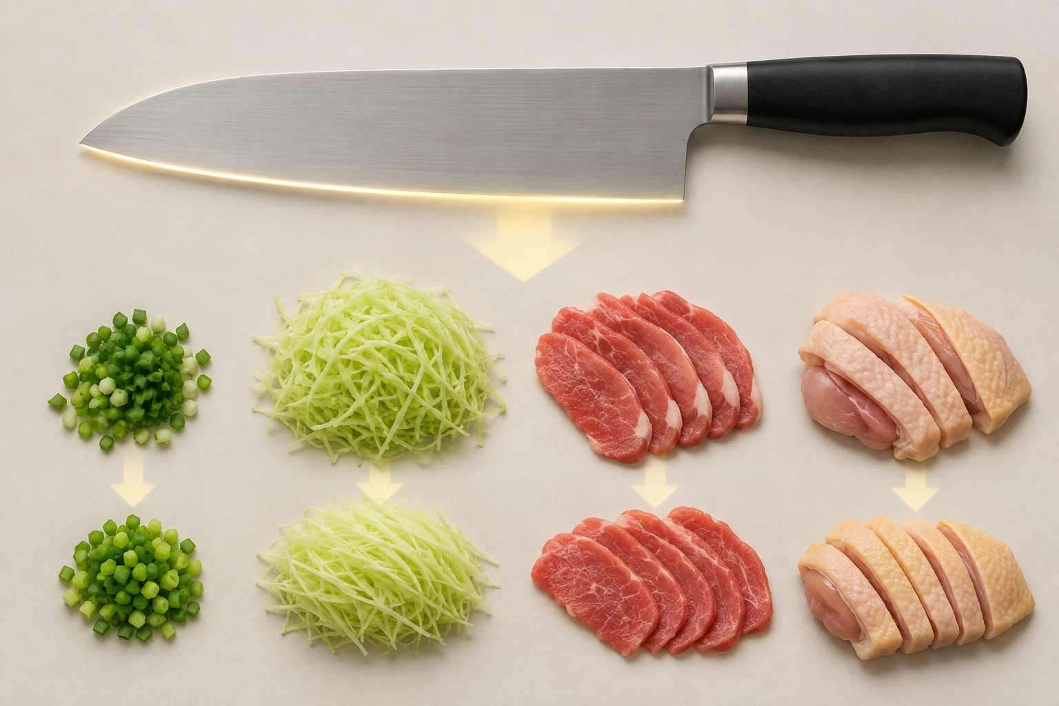 良い万能・三徳包丁がもたらす生活の変化 切り方を使い分けて料理の幅を広げやすい