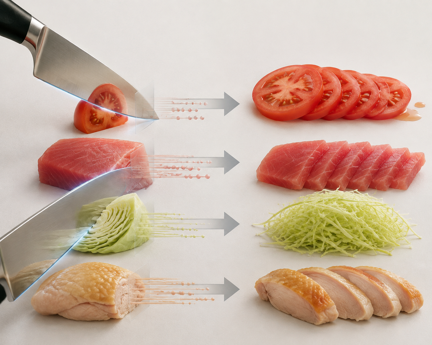 良い万能・三徳包丁がもたらす生活の変化 料理の食感と見映えが一段整う