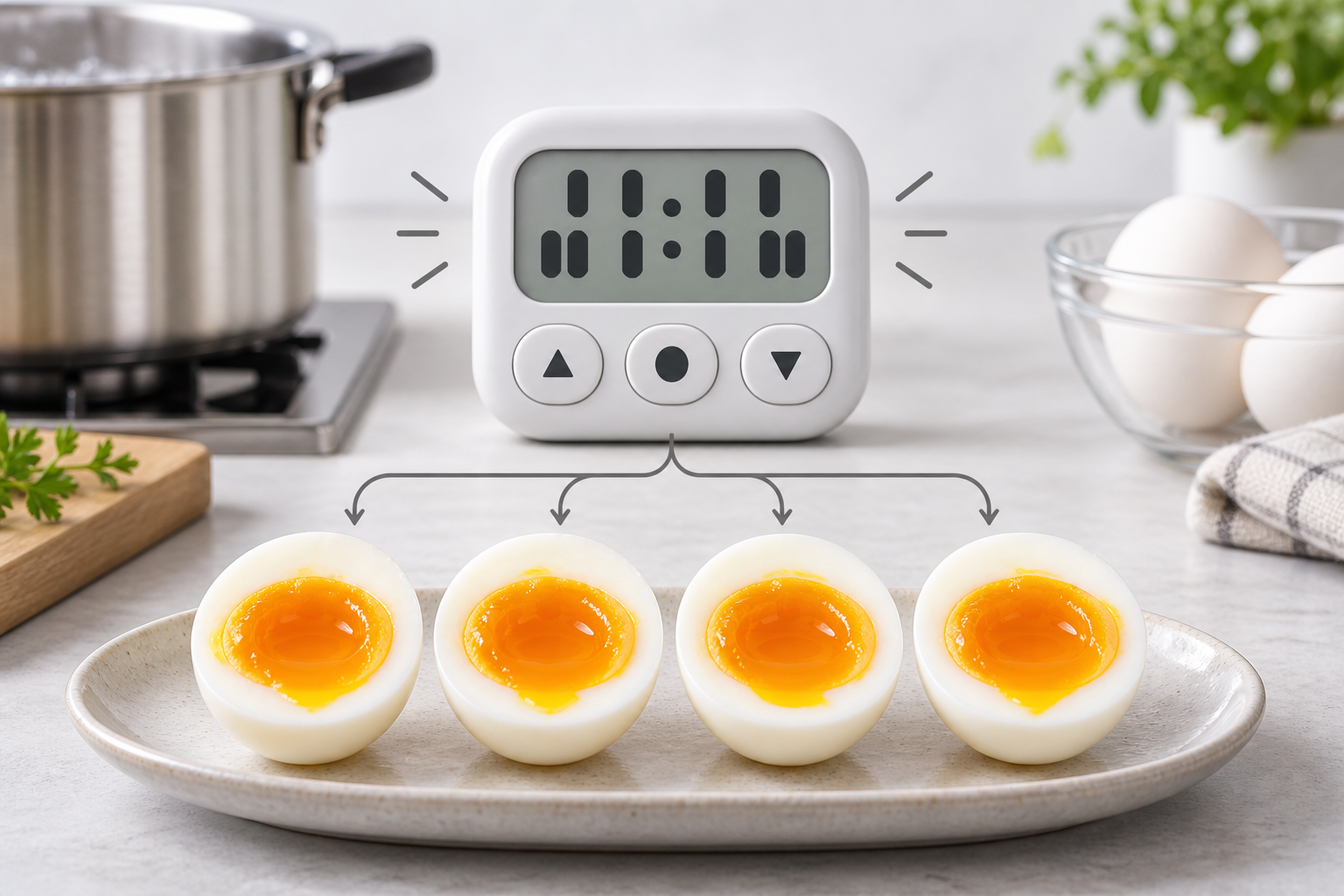 良いキッチンタイマーがもたらす変化 同じ加熱時間を再現し、仕上がりのぶれを減らす
