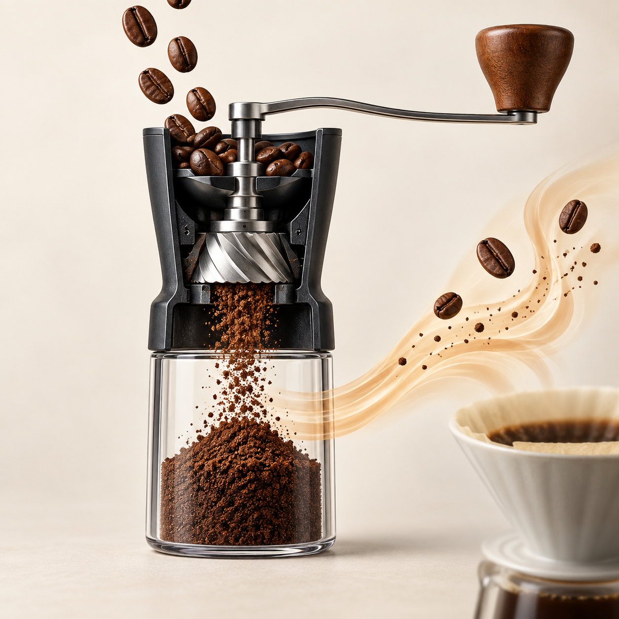 良いコーヒーミルが生活に及ぼすメリット 香りの損失を抑える