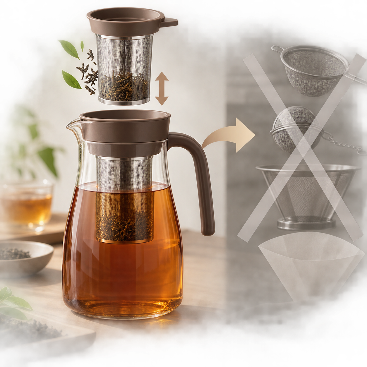 ラインナップ・セット 茶・コーヒーフィルター付き