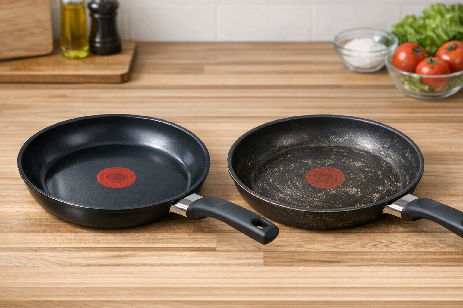 ティファールのフライパンの寿命は何年？コーティングを長持ちさせる使い方のイメージ