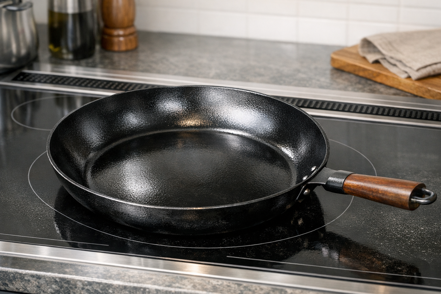 IHで鉄フライパンは使える？相性の良さと失敗しない選び方・使い方のイメージ
