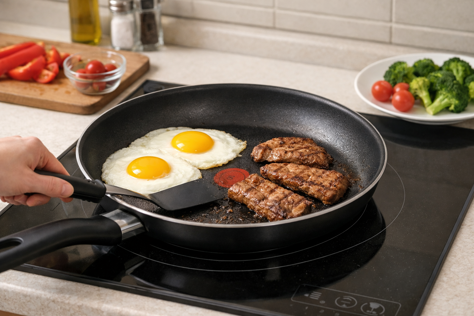 ティファールのフライパンの寿命は何年？コーティングを長持ちさせる使い方のイメージ