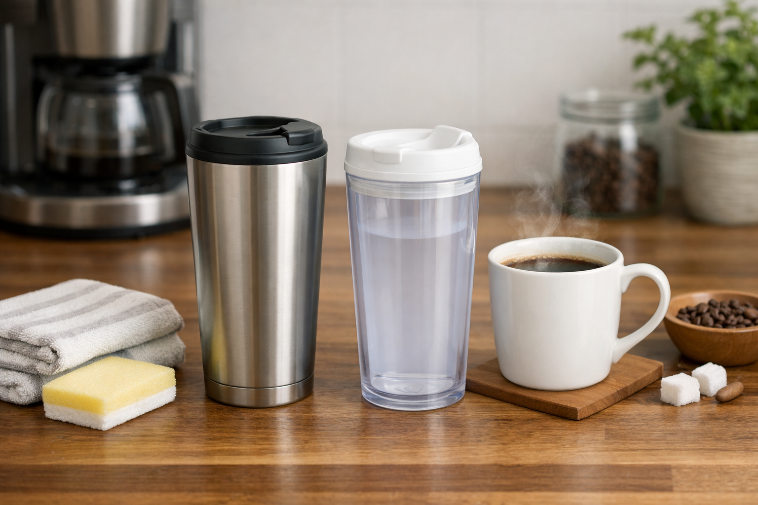 まとめ:手入れの行き届いたタンブラーと温かいコーヒー